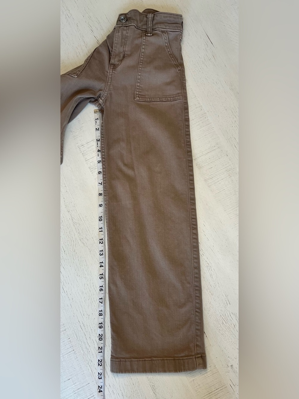 Abercrombie Kids High Rise Wide Leg Utility Pants Brown Size 9/10 - Picture 7 of 7